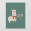 Search for fleece navidad postcards Llama
