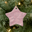 Search for stripe christmas tree decorations White