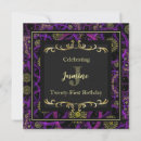 Search for black and yellow birthday invitations Classy