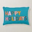 Search for holiday cushions Typography