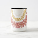 Search for hawaiian print mugs Pink plumeria
