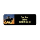 Search for western horse return address labels Cowgirl