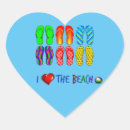 Search for flip flops stickers I love the beach