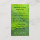 Search for think green business cards Nature