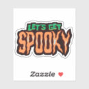 Search for spooky typography stickers Halloween