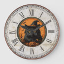 Search for black cat clocks Vintage