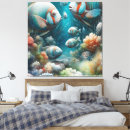 Search for underwater canvas prints Fish
