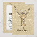 Search for corkscrew invitations Wine