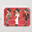 Search for girls night out birthday invitations Black