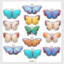 Search for blue winged butterfly stickers Animal