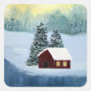 Search for winter cabin stickers Trees