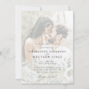 Search for couple photo wedding invitations Modern