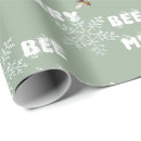 Search for christmas bee wrapping paper Snow