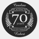 Search for 70th anniversary stickers Platinum