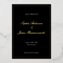 Search for black and gold wedding invitations Classy