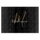 Search for black and gold chopping boards Monogrammed