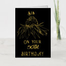 Search for elegant 50th birthday cards Black