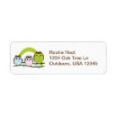 Search for cartoon owl return address labels Birds