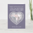Search for lace wedding anniversary cards 13th
