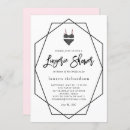 Search for pink lingerie shower invitations Elegant