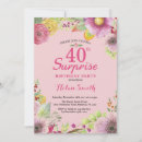 Search for for women 40th birthday invitations Elegant