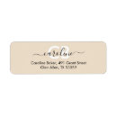 Search for cream return address labels Classic