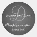 Search for chalkboard monogram stickers Black and white