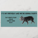 Search for bulldog birthday invitations Funny