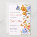 Search for butterfly garden bridal shower invitations Floral