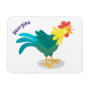 Search for rooster magnets Fowl