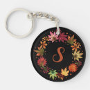 Search for autumn leaves key rings Botanical