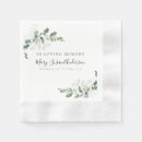 Search for funeral napkins Wake