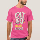 Search for eat sleep breathe tshirts Cricket player mantra