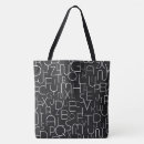 Search for alphabet tote bags Letter