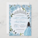 Search for baby blue sweet 16 invitations Silver