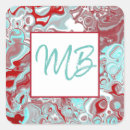 Search for burgundy monogram stickers Initials