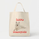 Search for samoyed tote bags White