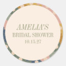Search for retro flower stickers Bridal shower