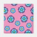 Search for floral pattern magnets Blue