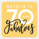 Search for birthday favor stickers Gold