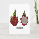 Search for fruit illustration cards Red
