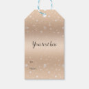 Search for metallic gold gift tags Stars