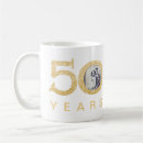 Search for golden wedding mugs Fiftieth