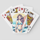 Search for bikini playing cards Girl