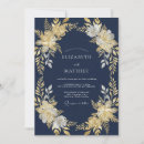 Search for shimmer wedding invitations Navy