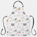 Search for cute drawing aprons Cat lovers