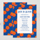 Search for blue and orange baby shower invitations For kids