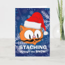 Search for stache cards Staching through the snow