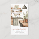 Search for kitchen designer business cards Watercolor
