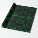 Search for black and green wrapping paper Goth